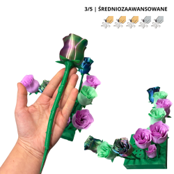 Puszka do noseworku w kształcie róży