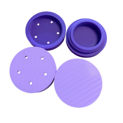 Zestaw 6 sztuk okrągłych puszek do noseworku 5 cm z silnym magnesem